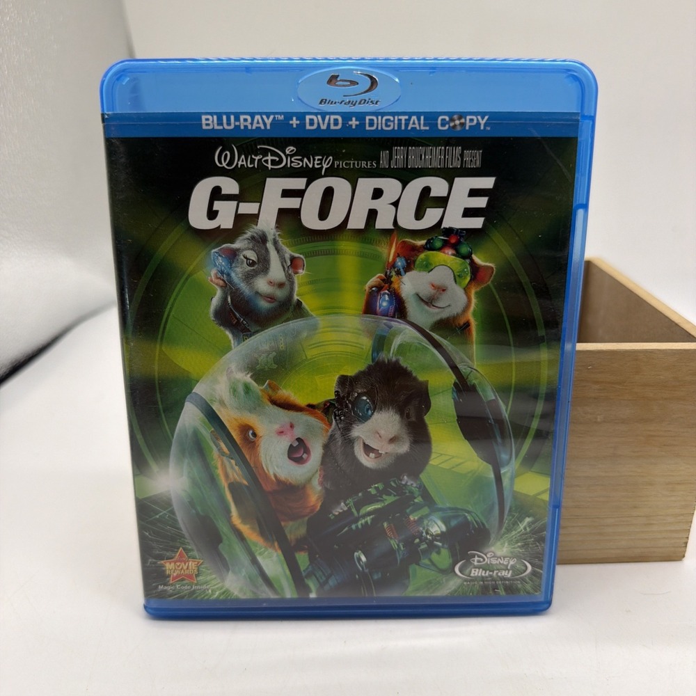 Disney G-Force Blu-ray 2009 Animated Action Movie Nicolas Cage Sam Rockwell